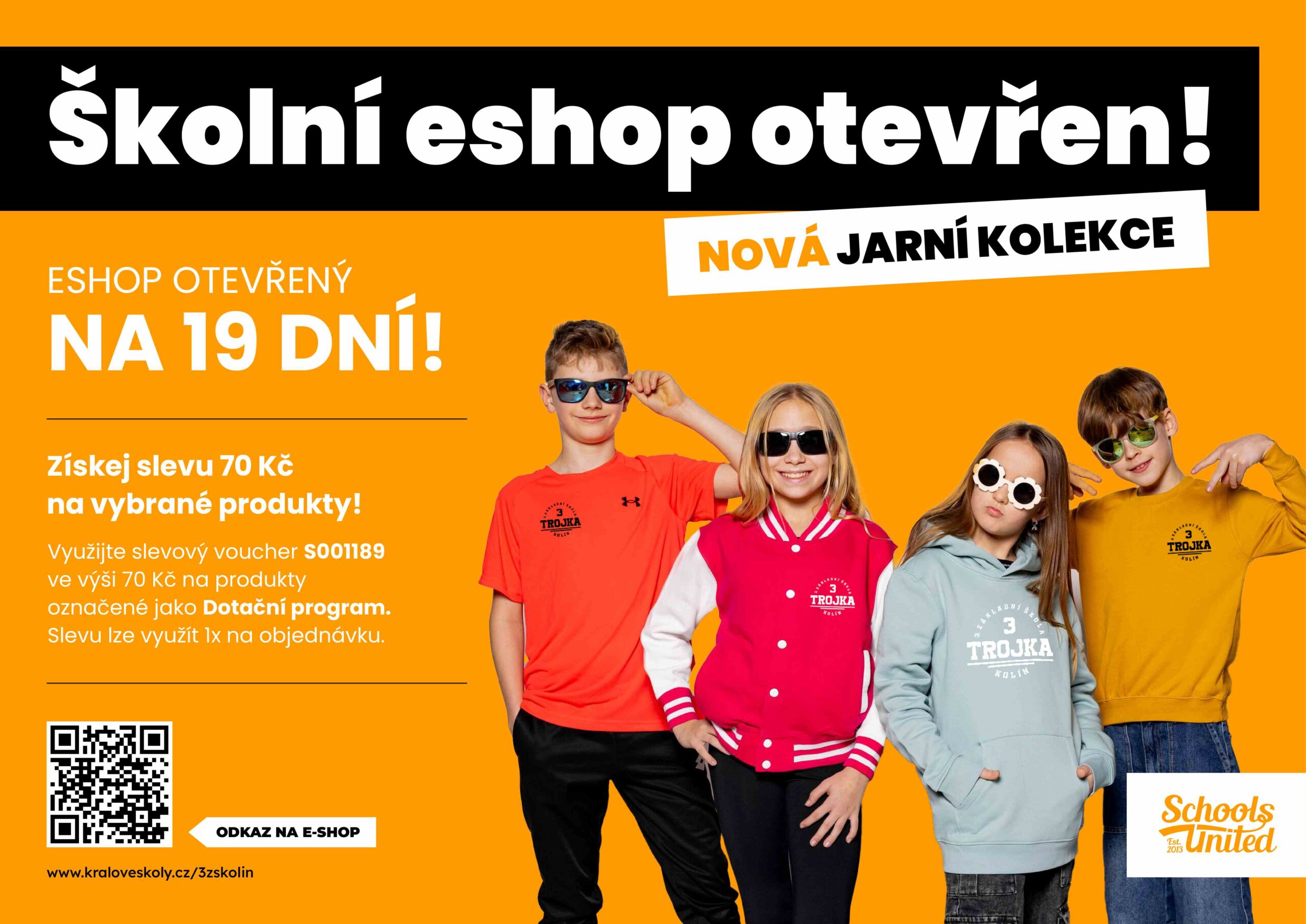 Školní eshop znovu otevřen